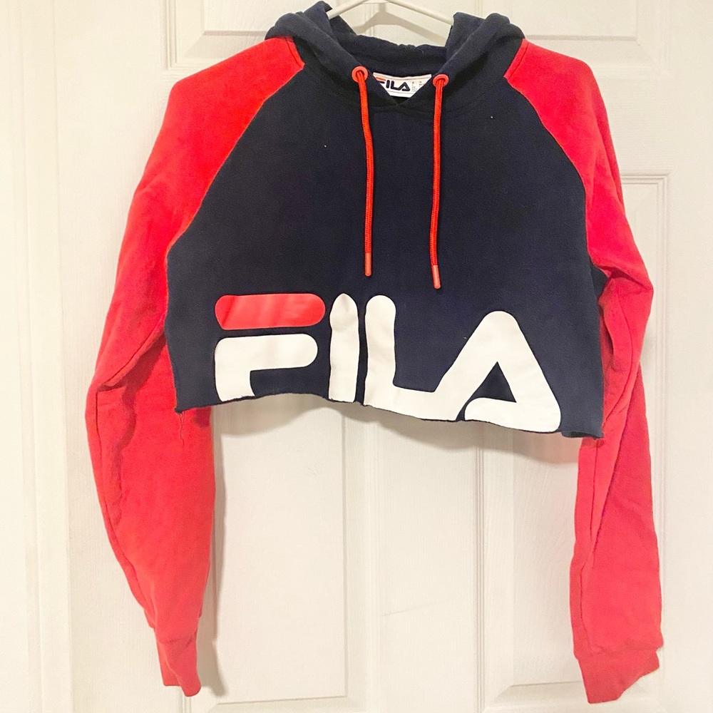 FILA cropped Hoodie